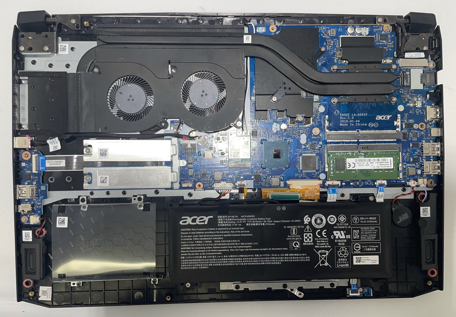 How to replace and fix Acer Aspire Nitro AN517-51 AN517-52 AN517-53 AN517-54 AN517-41 N20C2 LCD Rear Top Lid Back Cover A case (acer AN517-51)